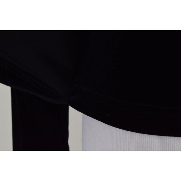 Vintage 90s Black Long Sleeves Stretch Blouse |size L‎ - Picture 4 of 10